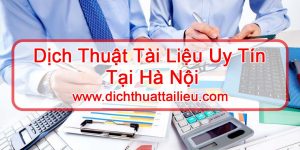 dịch thuật tài liệu tại Hà Nội
