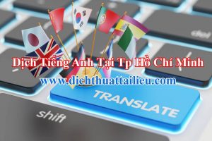 Dịch tiếng Anh tại Tp.HCM