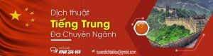 Dịch thuật tiếng trung tại tp hcm lấy ngay