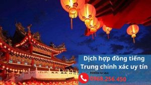 Dịch hợp đồng tiếng Trung chính xác uy tín