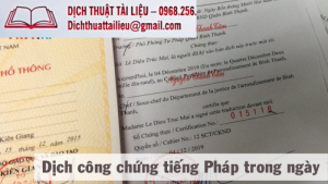Dịch Thuật Công Chứng Tiếng Pháp: Bước Nhảy vào Thế Giới Ngoại Ngữ