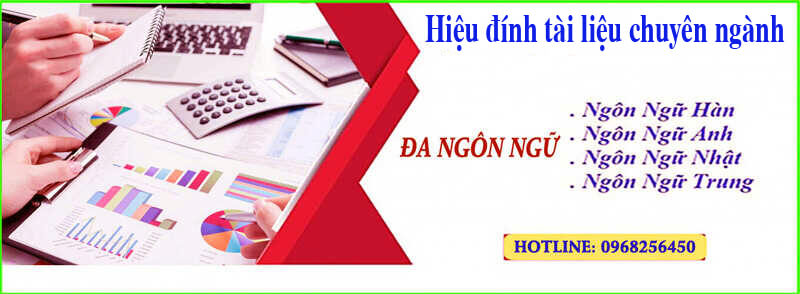 Hiệu đính dịch thuật tài liệu chuyên ngành