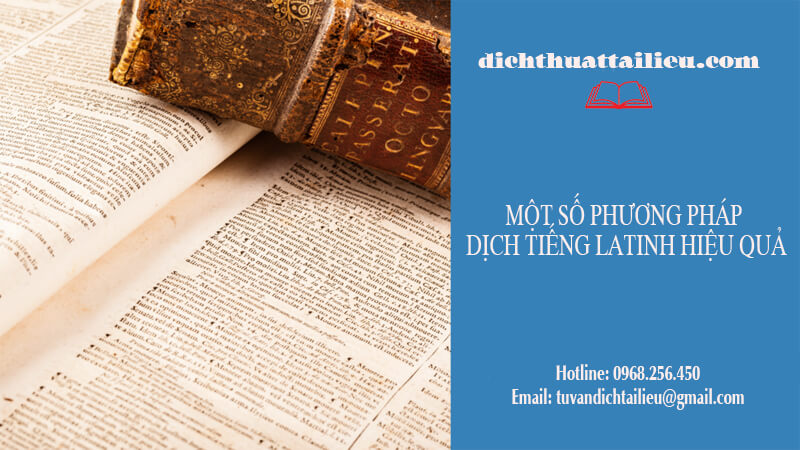 Phương pháp chuẩn dịch tiếng La tinh