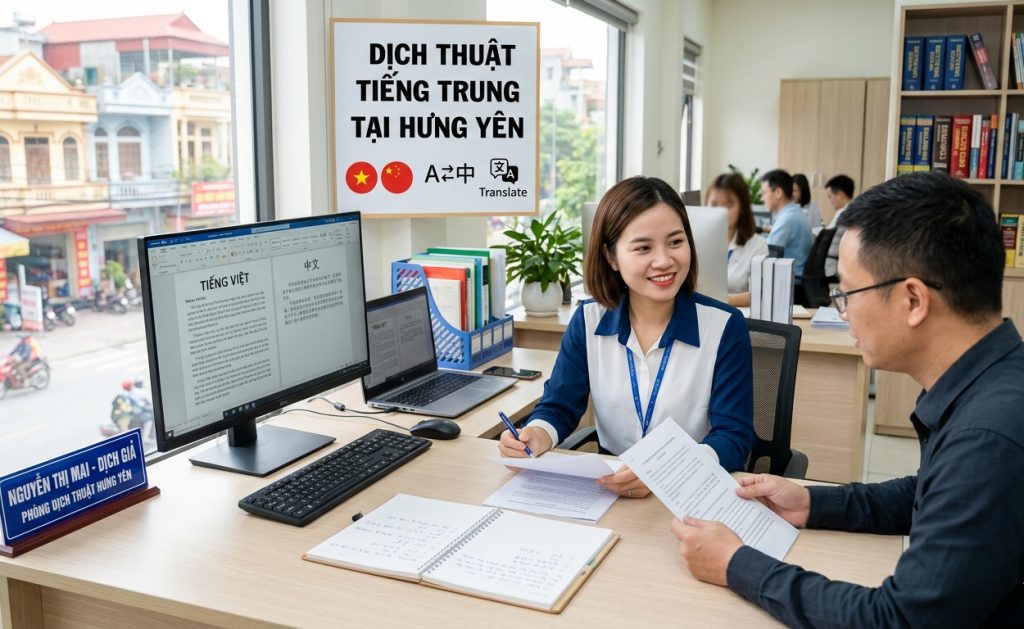 Dịch Thuật Tiếng Trung Tại Hưng Yên