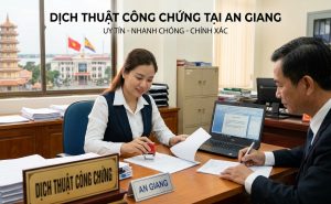 Dịch Thuật Công Chứng Tại An Giang