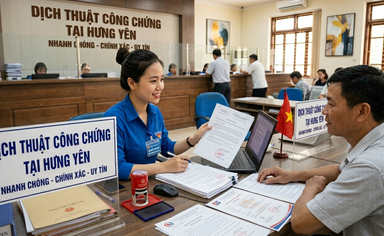 Dịch Thuật Công Chứng Tại Hưng Yên