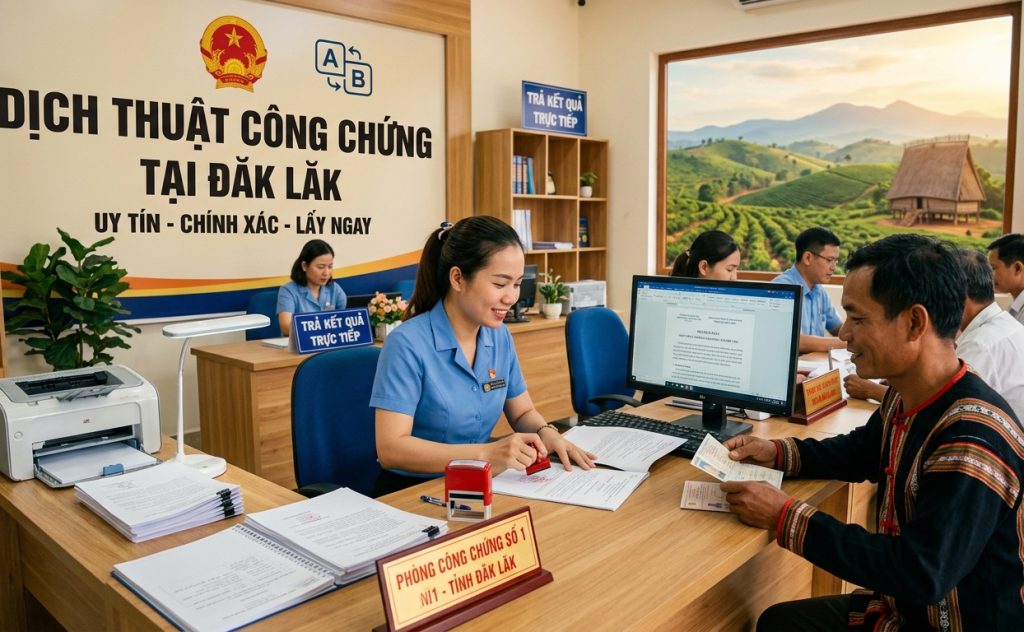 Dịch Thuật Công Chứng Tại Đăk Lăk