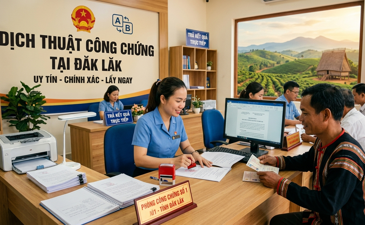 Dịch Thuật Công Chứng Tại Đăk Lăk