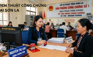 dịch thuật công chứng tại Sơn La