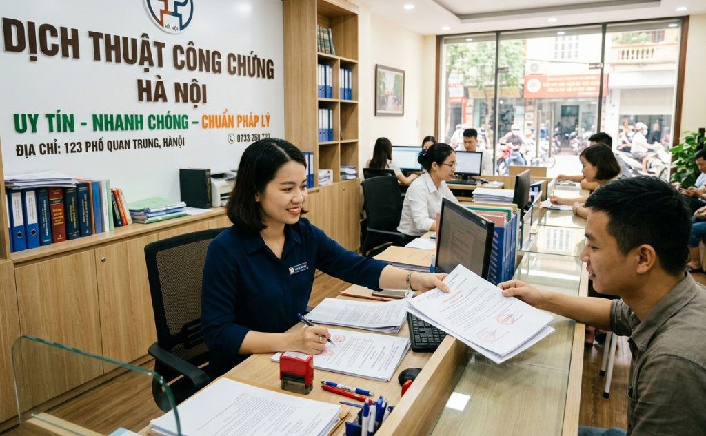 Địa Chỉ Dịch Thuật Công Chứng Tại Hà Nội