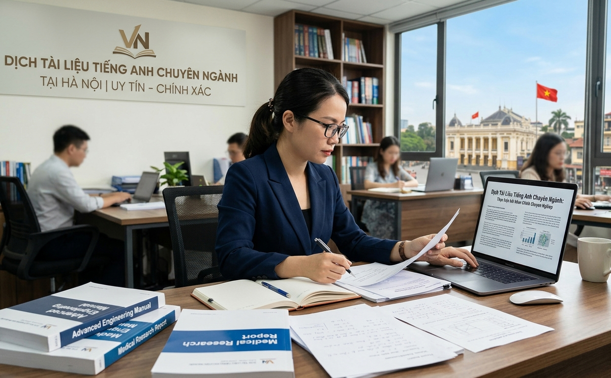 Dịch Tài Liệu Tiếng Anh Chuyên Ngành Tại Hà Nội