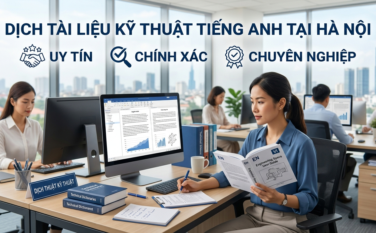 Dịch Tài Liệu Kỹ Thuật Tiếng Anh Tại Hà Nội