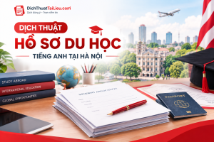 Dịch thuật hồ sơ du học tiếng Anh tại Hà Nội
